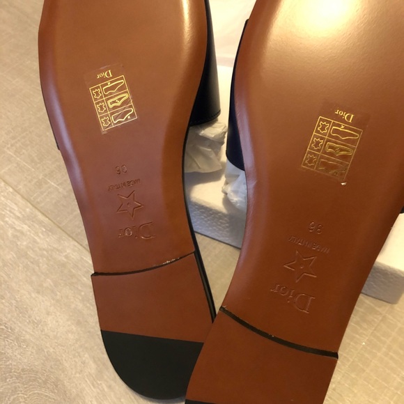 Brand 🆕 Dior D Club Slides in Bleu France - Picture 6 of 7